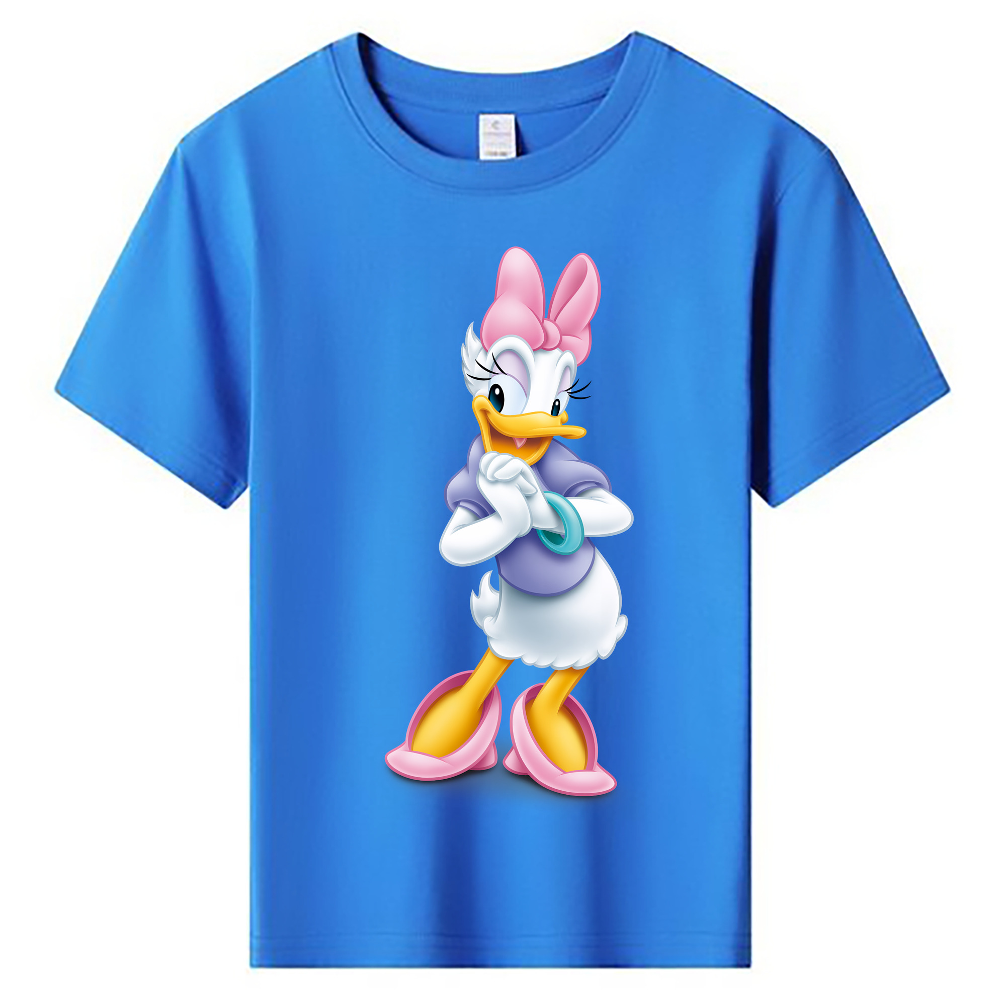 （画像用） ミッキーマウス Mickey Mouse 綿100％キッズTシャツ（フロントプリント）